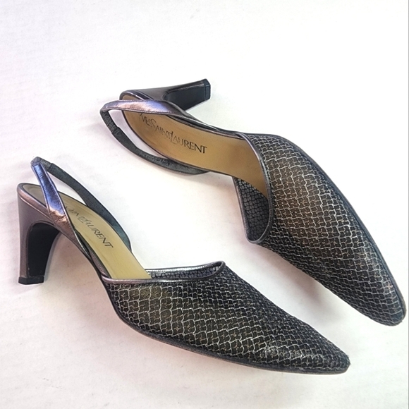 🌸 Yves Saint Laurent | Vintage Heels size 7.5, - Picture 1 of 6